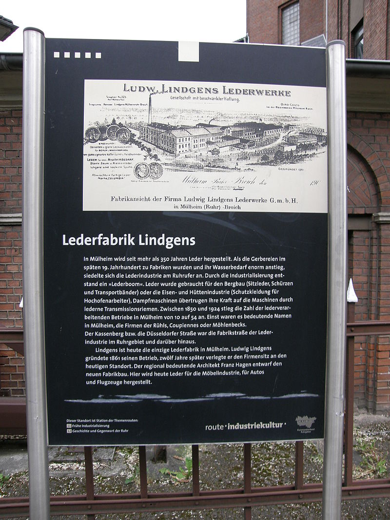 Lindgens-Hinweisschild